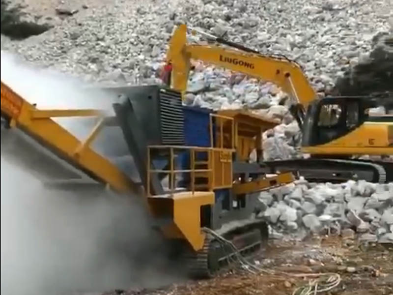 石子移動破碎站 石子移動破碎站