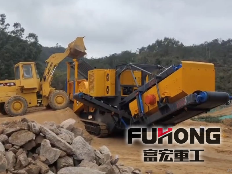 建筑垃圾移動(dòng)破碎站 建筑垃圾移動(dòng)破碎站